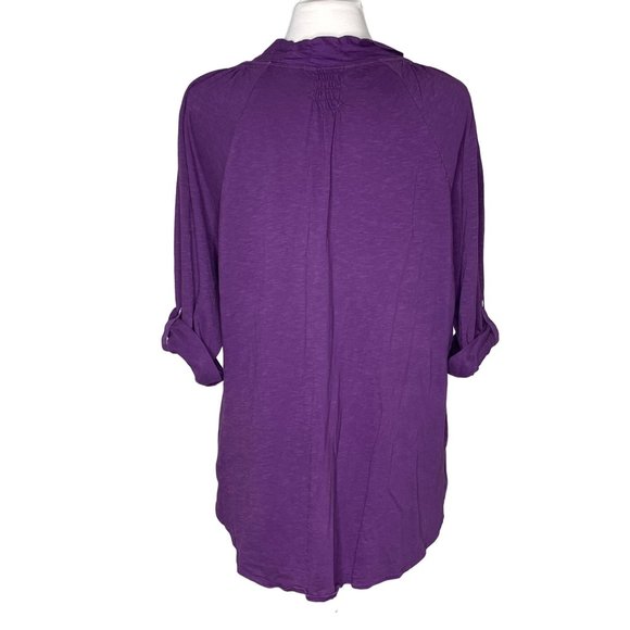 Great Northwest Indigo XL embroidered top purple cream - Picture 3 of 6